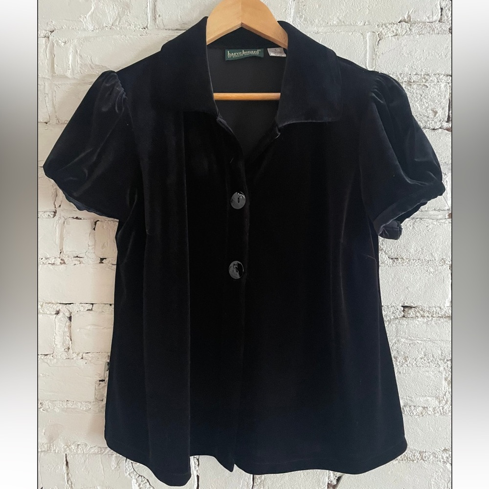 Vintage Velvet Blouse
